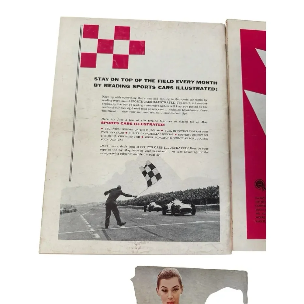 Sports Cars Illustrated Magazines 5 Issues 1956 1957 Mercedes Austin Healey READ